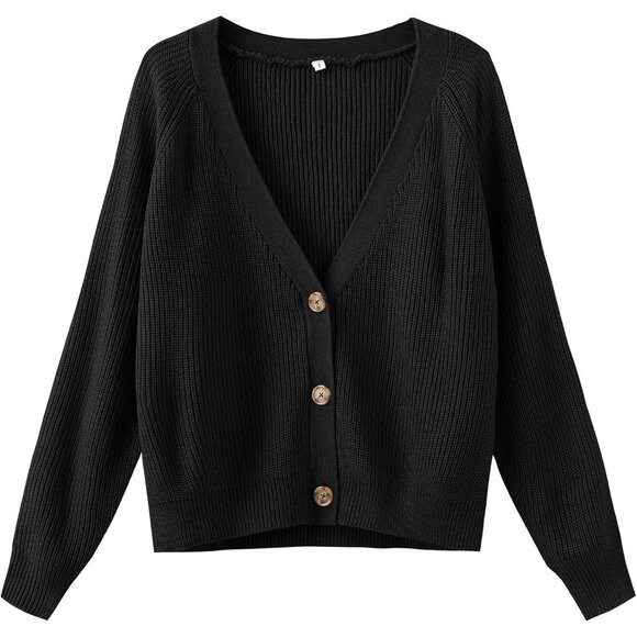 Elegant Long Sleeve Women’s Cardigan - Versatile Open Front Layering Piece